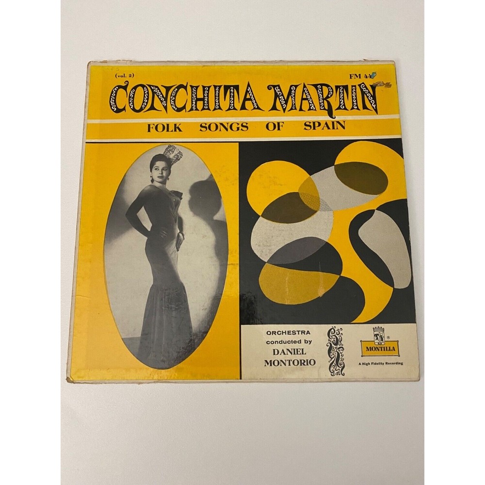 Conchita Martin Folk Songs Of SpainVol 2 LP Montilla Records Daniel Montorio VG